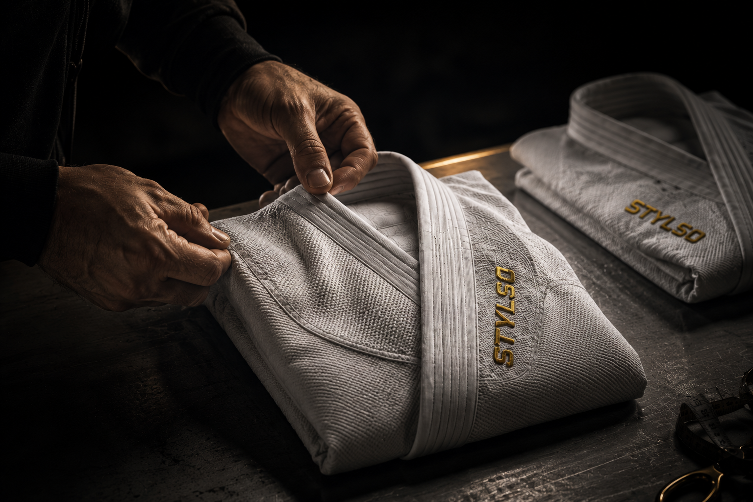 Reinforced stitching inspection on a Stylso gi