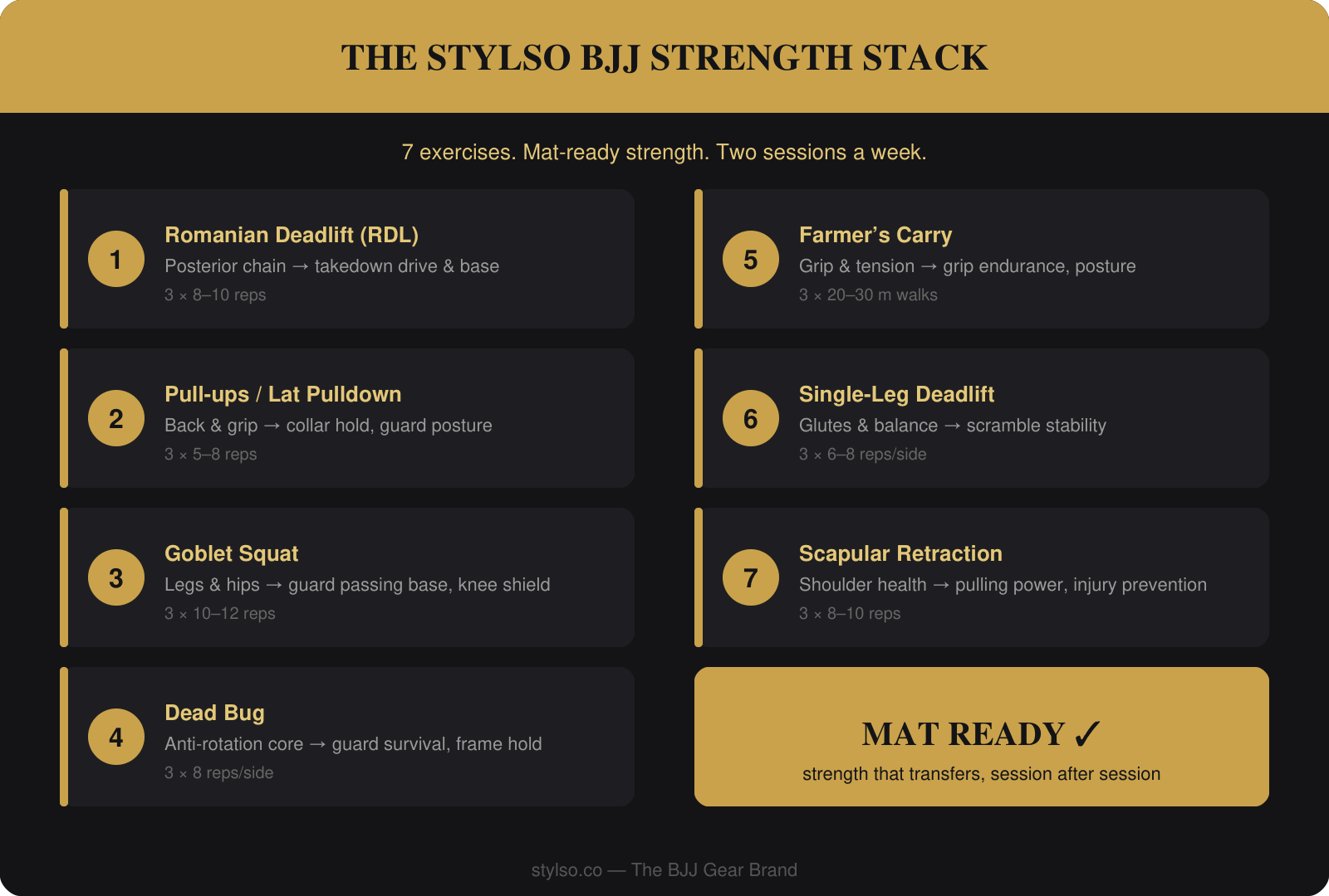 The Stylso BJJ Strength Stack
