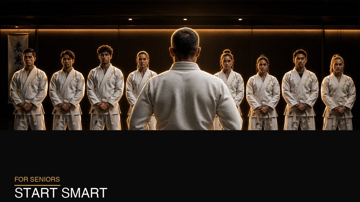 BJJ for seniors — training at any age starts with the right gear and the right mindset